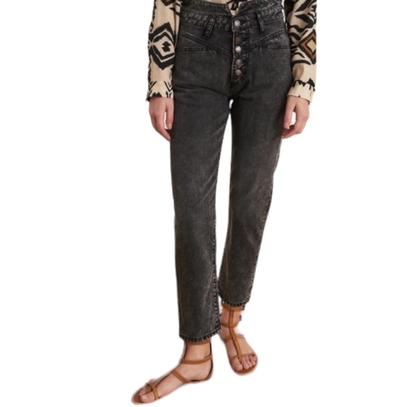 La petite française Denim Perséverant High Waisted Skinny Jeans FR40 - Picture 1 of 15